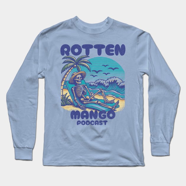 Rotten Mango Podcast True Crime Vacation Long Sleeve T-Shirt by TeeTrendz